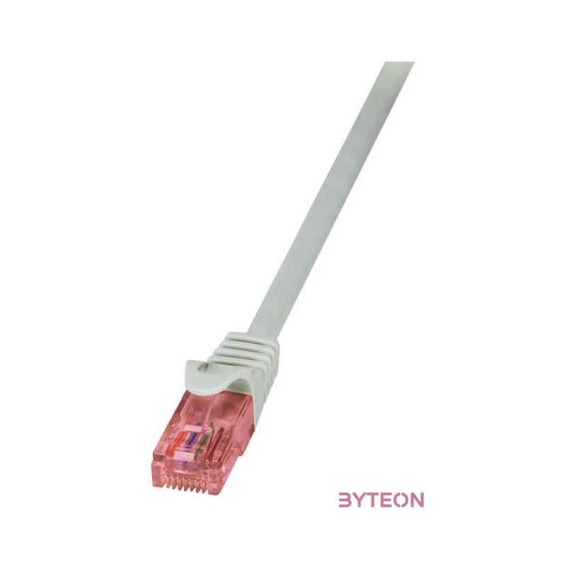 LogiLink RJ45 CAT6 UTP M,M adatkábel 5m AWG24 szürke
