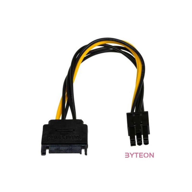 Akyga Adapter SATA , PCI-Express 6-pin 15 cm AK-CA-30