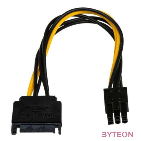 Akyga Adapter SATA , PCI-Express 6-pin 15 cm AK-CA-30
