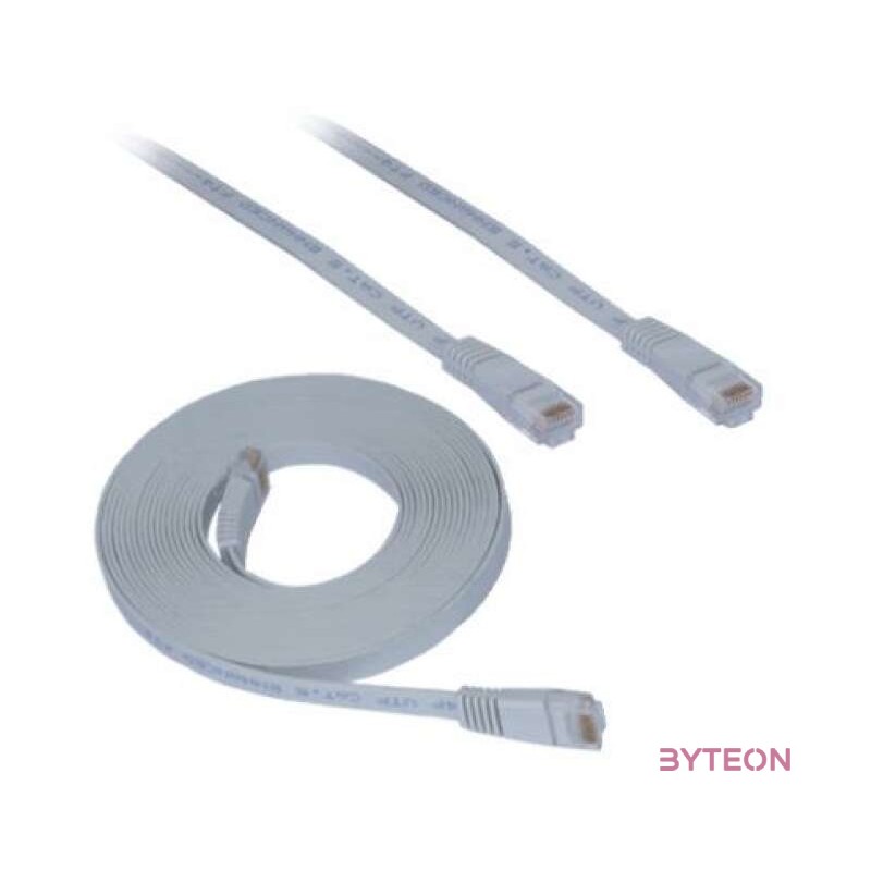 LogiLink RJ45 CAT5e UTP M,M adatkábel 5m fehér