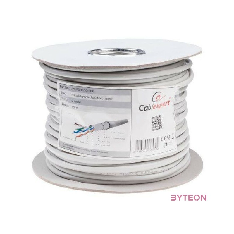 Gembird fali CAT5e FTP adatkábel 100m szürke