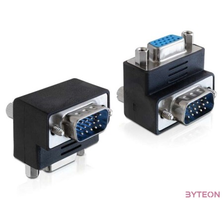 Delock VGA M,F adapter 270 fekete