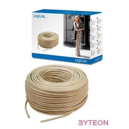 LogiLink CAT6 UTP adatkábel 100m fehér