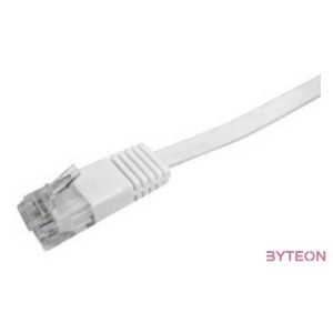 LogiLink RJ45 CAT5e UTP M,M adatkábel 0.5m fehér