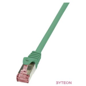 LogiLink RJ45 CAT6 SFTP M,M adatkábel 7.5m AWG27 zöld