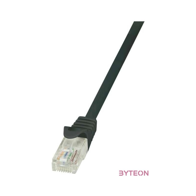 LogiLink RJ45 CAT6 UTP M,M adatkábel 0.5m AWG24 fekete