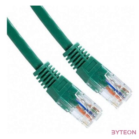 Gembird RJ45 CAT5e UTP M,M adatkábel 1m zöld
