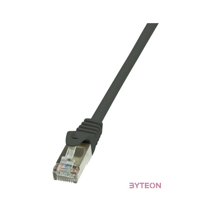 LogiLink RJ45 CAT5e F,UTP M,M adatkábel 3m AWG26 fekete