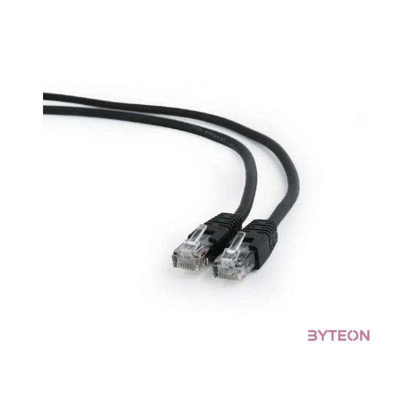 Gembird RJ45 CAT6 UTP M,M adatkábel 3m fekete