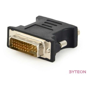 Gembird DVI-A - VGA M,F adapter fekete