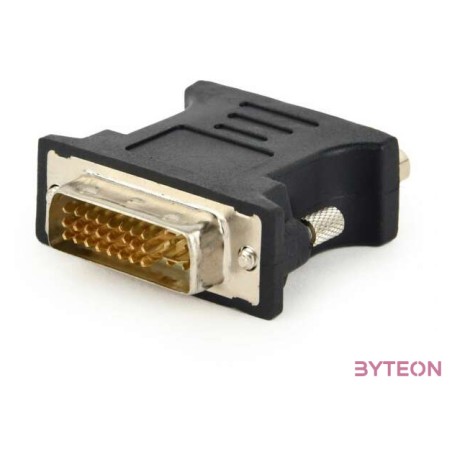 Gembird DVI-A - VGA M,F adapter fekete