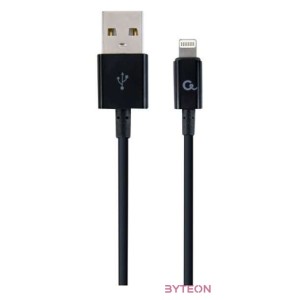 Gembird 8-pin charging and data cable, 2m, black
