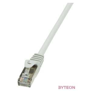 LogiLink RJ45 CAT6 F,UTP M,M adatkábel 2m AWG26 szürke