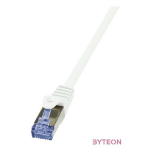 LogiLink RJ45 CAT6A S,FTP M,M adatkábel 1m AWG26 fehér