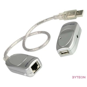 Aten USB A - Cat.5e adatkábel hosszabbító 60m aktív