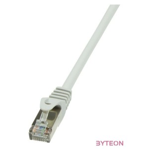 LogiLink RJ45 CAT6 F,UTP M,M adatkábel 2m AWG26 szürke