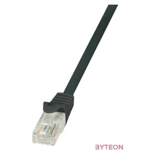 LogiLink RJ45 CAT6 UTP M,M adatkábel 5m AWG24 fekete