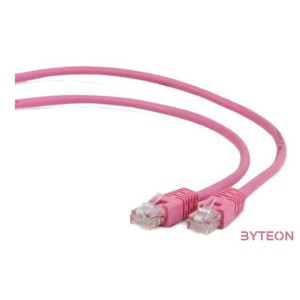 Gembird RJ45 CAT5e UTP M,M adatkábel 0.5m rózsaszín