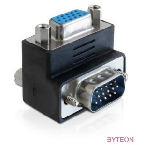 Delock VGA M,F adapter 270 fekete