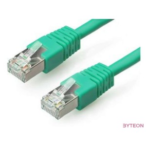 Gembird RJ45 CAT6 FTP M,M adatkábel 0.5m zöld