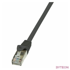 LogiLink RJ45 CAT5e F,UTP M,M adatkábel 3m AWG26 fekete