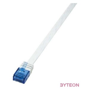 LogiLink RJ45 CAT5e UTP M,M adatkábel 0.5m fehér