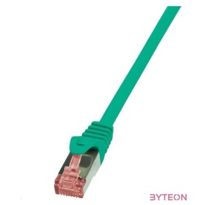 LogiLink RJ45 CAT6 SFTP M,M adatkábel 10m AWG27 zöld