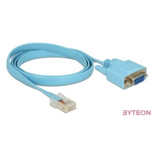 Delock Serial RS-232 - Serial RS-232 RJ45 F,M adatkábel 1m kék
