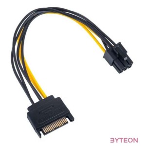 Akyga Adapter SATA , PCI-Express 6-pin 15 cm AK-CA-30
