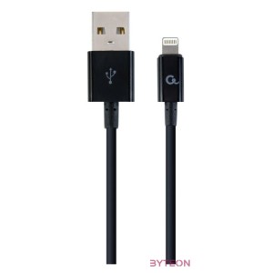 Gembird 8-pin charging and data cable, 2m, black