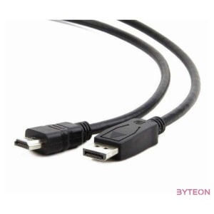 Gembird Displayport - HDMI M,M video jelkábel 3m fekete