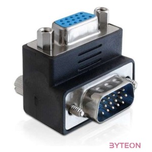 Delock VGA M,F adapter 270 fekete