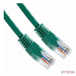 Gembird RJ45 CAT6 FTP M,M adatkábel 0.5m zöld