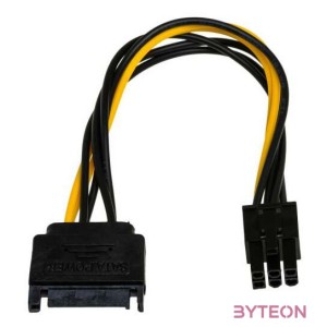Akyga Adapter SATA , PCI-Express 6-pin 15 cm AK-CA-30