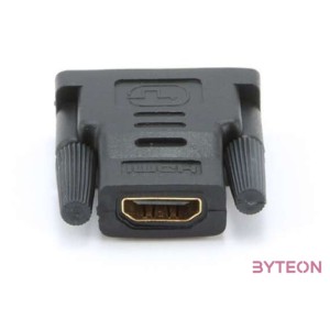 Gembird DVI-D - HDMI M,F adapter fekete