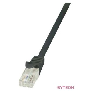 LogiLink RJ45 CAT5e UTP M,M adatkábel 3m AWG26 fekete