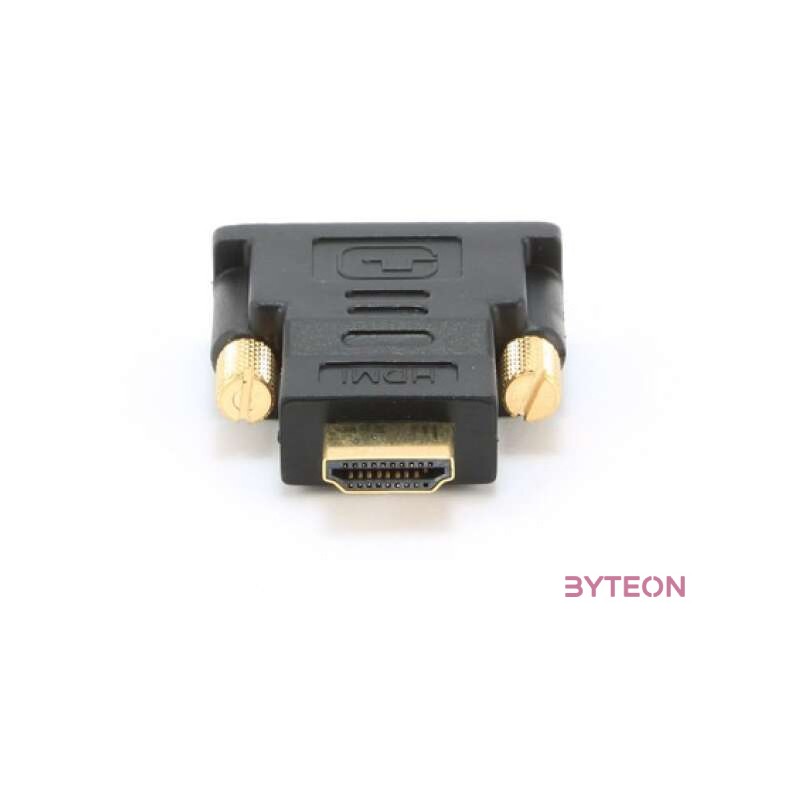 Gembird HDMI - DVI-D M,M adapter fekete