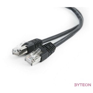 Gembird RJ45 CAT5e FTP M,M adatkábel 2m fekete