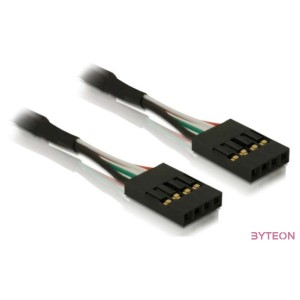 Delock USB Pinheader 4pin F,F adatkábel 0.4m