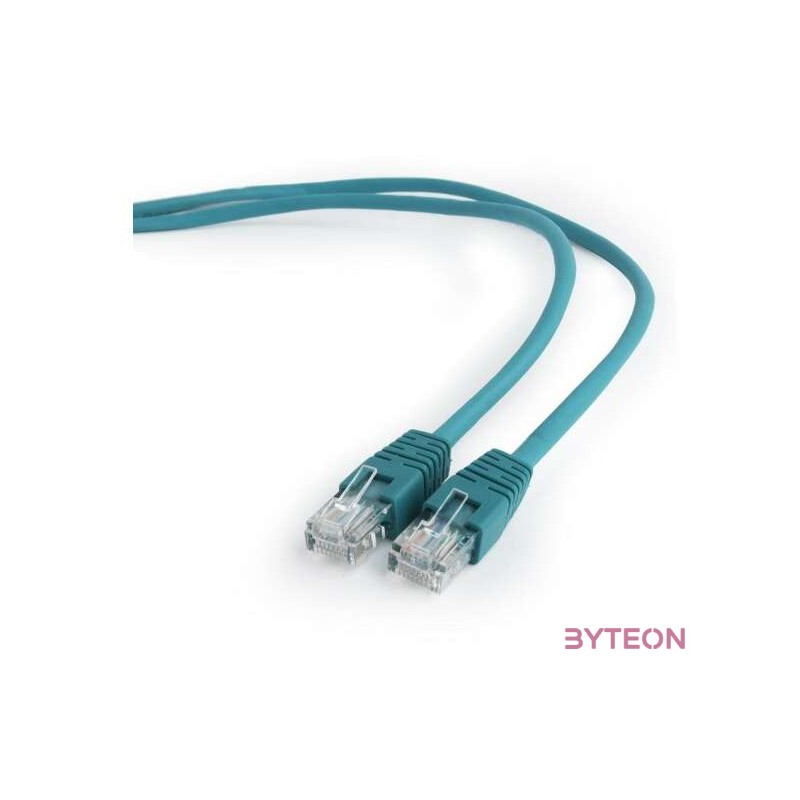 Gembird RJ45 CAT5e UTP M,M adatkábel 1.5m zöld