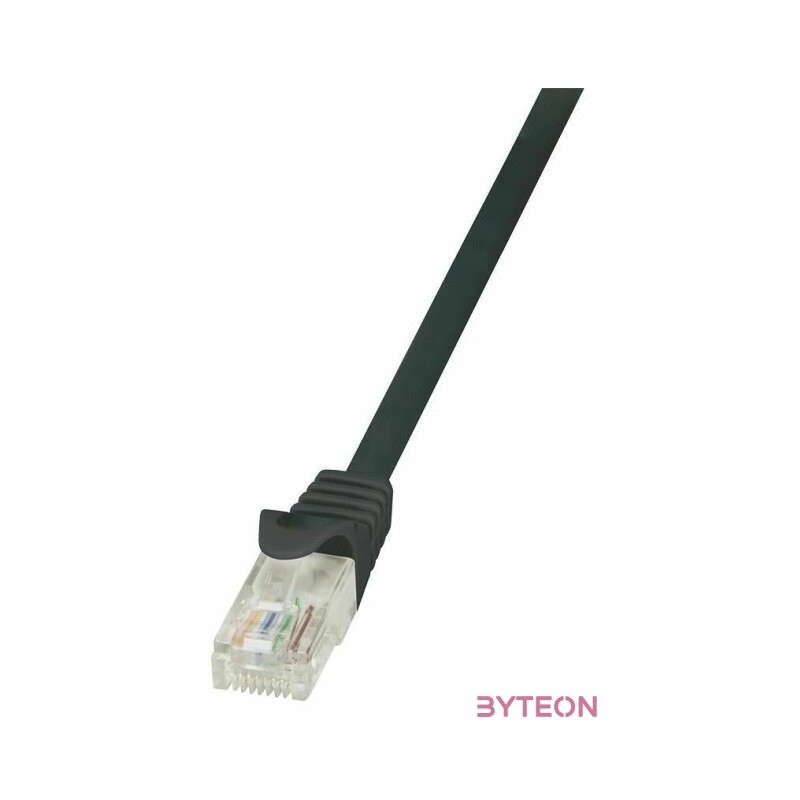 LogiLink RJ45 CAT6 UTP M,M adatkábel 3m AWG24 fekete