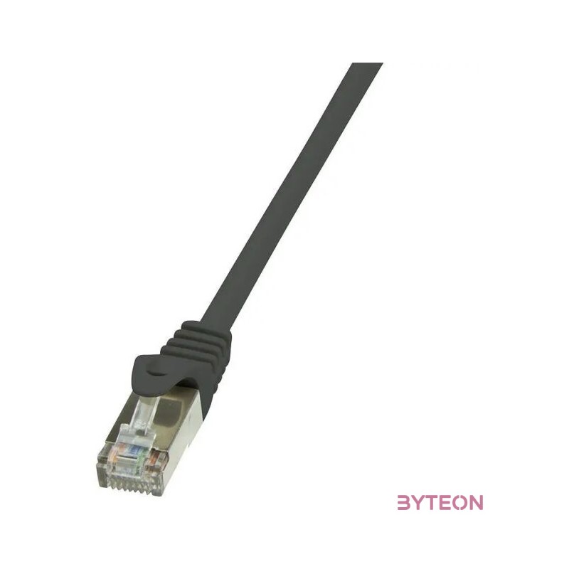 LogiLink RJ45 CAT6 F,UTP M,M adatkábel 3m AWG26 fekete