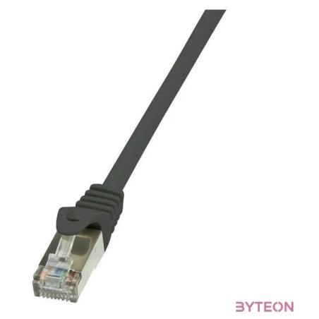 LogiLink RJ45 CAT6 F,UTP M,M adatkábel 3m AWG26 fekete