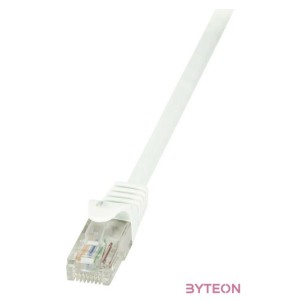 LogiLink RJ45 CAT6 UTP M,M adatkábel 0.5m AWG24 fehér
