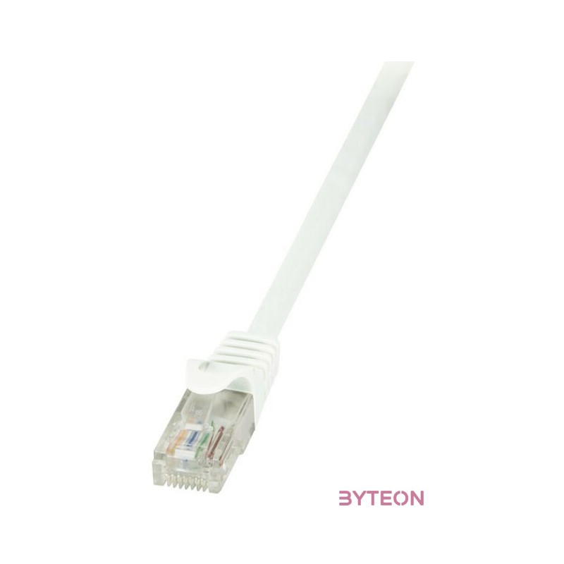 LogiLink RJ45 CAT6 UTP M,M adatkábel 0.5m AWG24 fehér