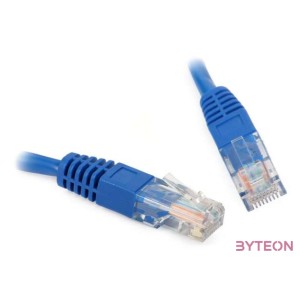 Gembird RJ45 CAT5e UTP M,M adatkábel 1m kék
