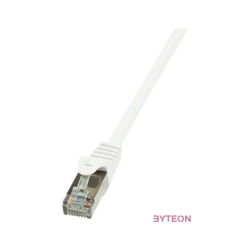 LogiLink RJ45 CAT6 F,UTP M,M adatkábel 5m AWG26 fehér