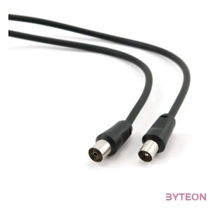 Gembird BNC M,F antenna kábel 1.8m 75 Ohm fekete