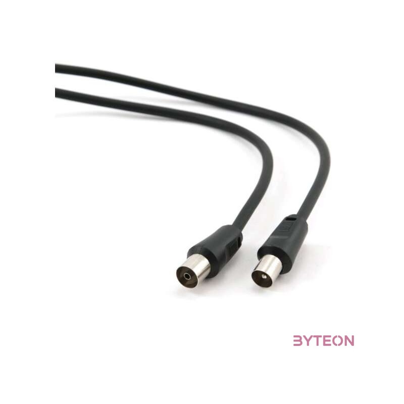 Gembird BNC M,F antenna kábel 1.8m 75 Ohm fekete