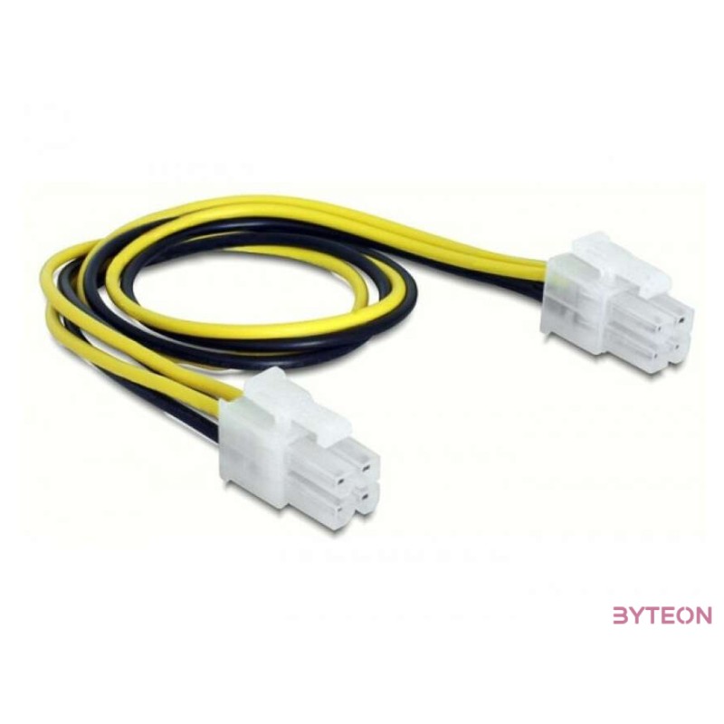 Delock Power 4pin M,M tápkábel 0.3m